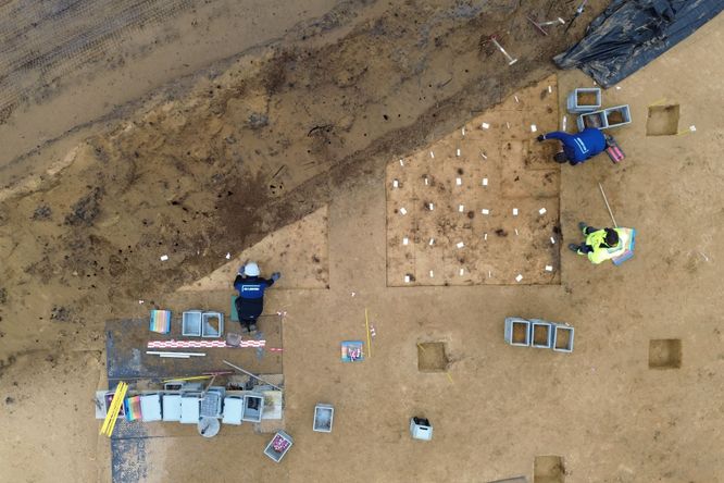 Opgravingen op ‘prehistorische hotspot’ in Lommel afgerond: ‘Wild was spek voor de bek van jagers-verzamelaars’