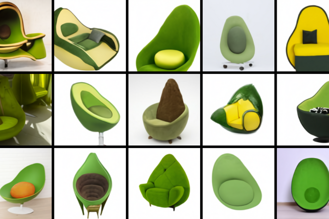 De avocadofauteuil van Elon Musk