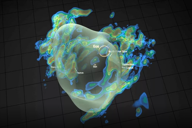 Na godin, camera en magazine is er nu ook een moleculaire wolk met de naam Eos