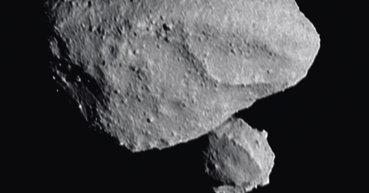 Double moon of asteroid Dinkenish |  EOS Sciences
