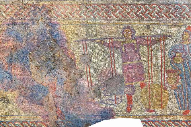 Brits-Romeinse mozaïek toont minder bekende vertelling van Trojaanse Oorlog