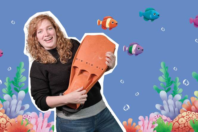 Duik onder water met Charlotte