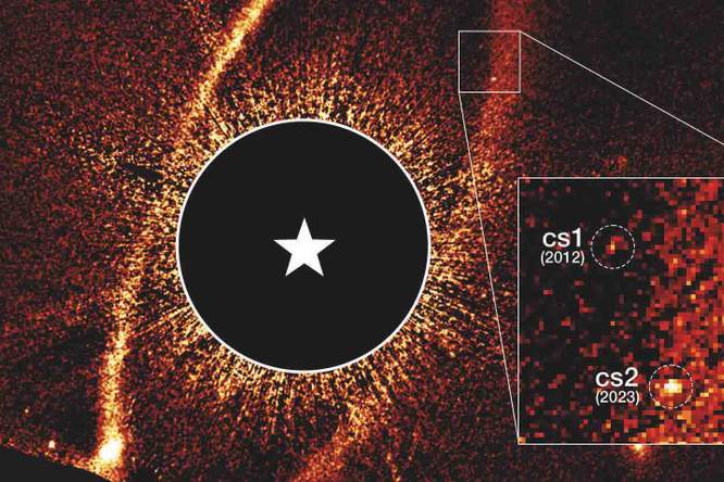 Vuurwerk bij Fomalhaut