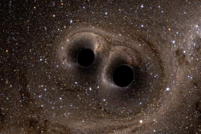 Ongekend duidelijk beeld van twee samensmeltende zwarte gaten bevestigt Stephen Hawkings theorie
