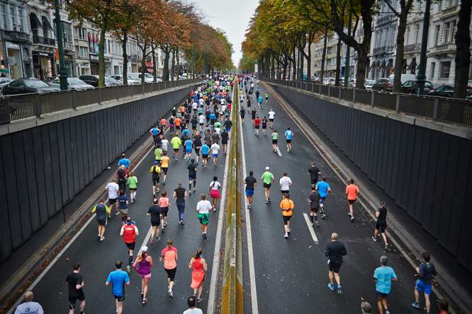 Je eet je brein op tijdens een marathon
