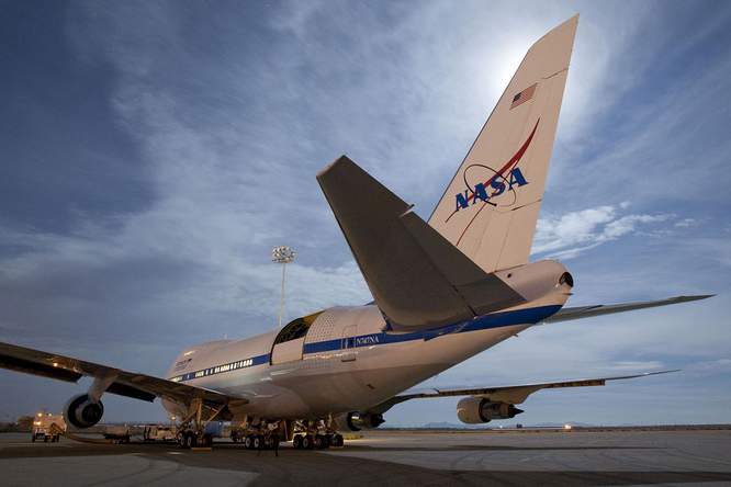 Met een telescoop in een gemodificeerde Boeing 747: zo kijken astronomen naar de Orionnevel