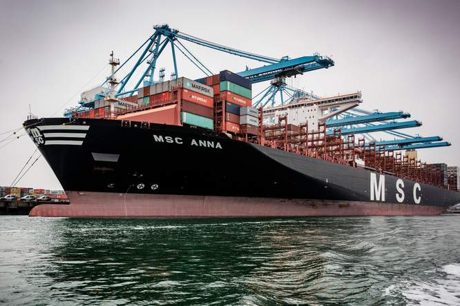 Scheepvaart is efficiënter dan wegtransport