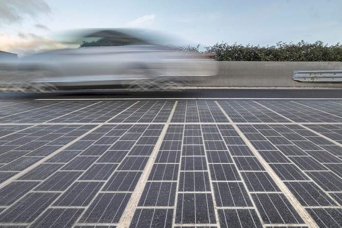 De eerste zonneweg ter wereld flopt